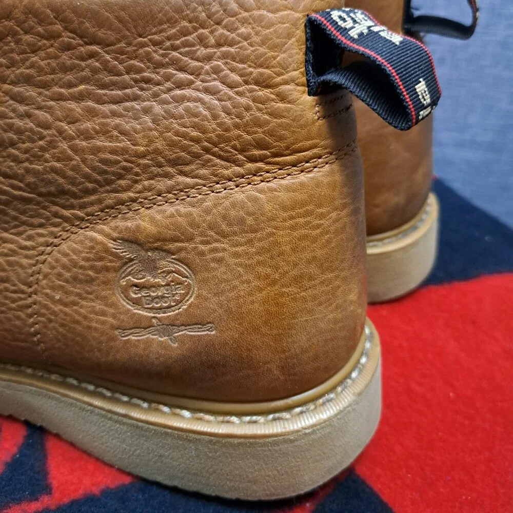 %Size 12 Georgia Boots Men Barracuda SPR Wedge Chukka Work Boots D1